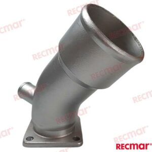 CODO ESCAPE YANMAR 3JH/4JH SERIES INOX MAR13561INOX