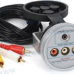 CONEXION ESTANCA AUDIO/VIDEO PANELABLE AQ-AUXAV-2