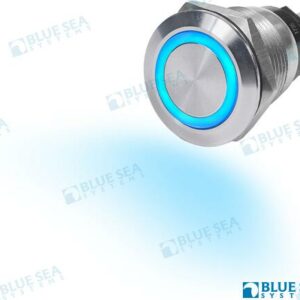 INTERRUPTOR PULSADOR 10A  LED AZUL OFF-O BS4161