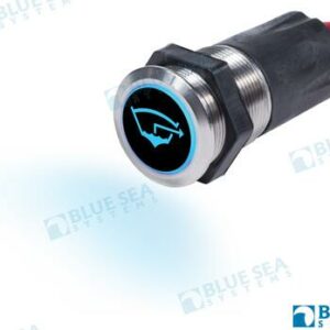INTERRUPTOR PULSADOR 10A LED AZUL OFF-(O BS4181