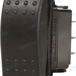 INTERRUPTOR LUZ OFF-(ON) NEGRO BS7930