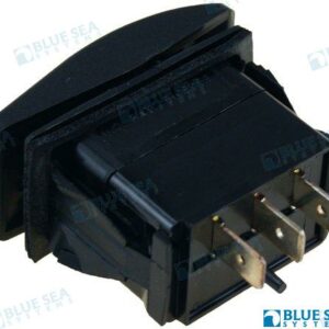 INTERRUPTOR LUZ (ON)-OFF-(ON) NEGRO BS7933