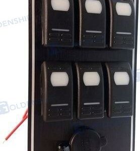PANEL 3+3 INTERRUPTORES GS11183