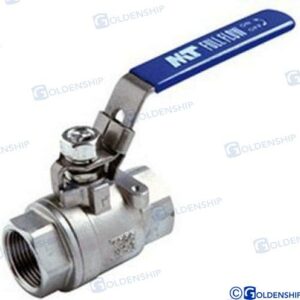 VALVULA BOLA 1-1/4" INOX. GS30005