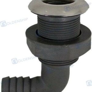 PASACASCOS NYLON/INOX 90º  1-1/2" GS30342