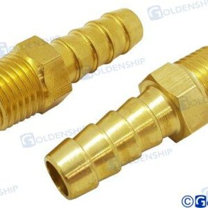 ENTRONQUE LATON NPT 1/4"X3/8" (2) GS31067