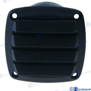 REJILLA VENT. ABS  85X85 /TUBO 3" NEGRA GS31193