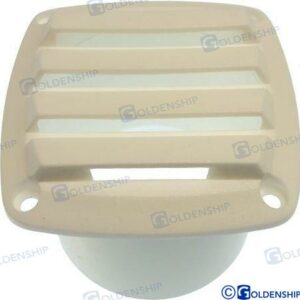 REJILLA VENT. ABS  85X85 /TUBO 3" BLANCA GS31194