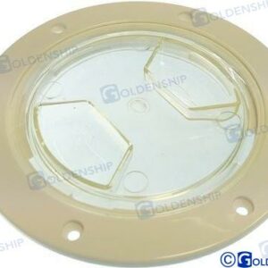 TAPA REGISTRO 102MM TRANSPARENTE GS31295