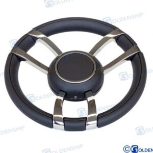 VOLANTE PIEL MOD. 701A  350 MM NEGRO GS41286