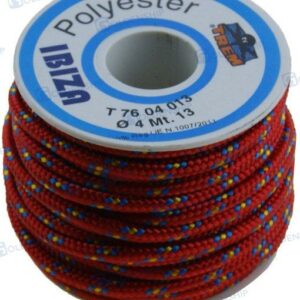 CARRETE "IBIZA"  3 MM  ROJO GS60158