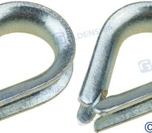 GUARDACABOS GALV.  8 MM.  (2) GS71271