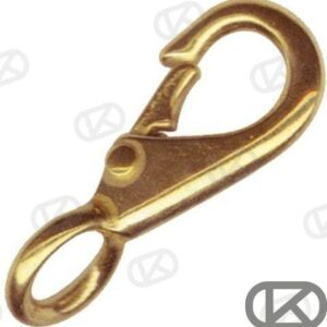 MOSQUETON BRONCE FIJO  73MM. GS71310