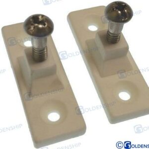 SOPORTE LATERAL NYLON BLANCO (PACK 2) GS72239