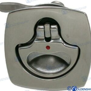 TIRADOR INOX CUADRADO C/LLAVE 63X63 GS72416