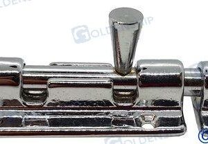 CIERRE PASADOR LATON CROM. 90 MM. GS72443