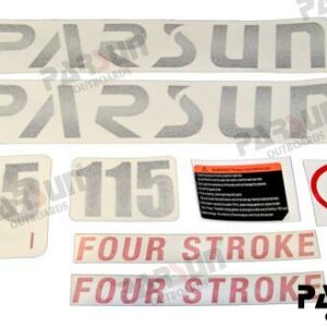 FULL SET OF F115 STICKERS, TOP COWLING PAF115-09090000