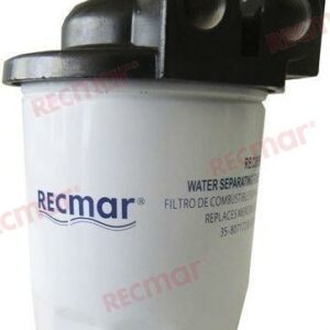 FILTRO GASOLINA 25 MICRAS CON BRAQUET REC24950