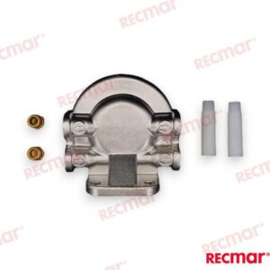 SOPORTE FILTRO ACERO INOX 1/4" ROSCA REC25010