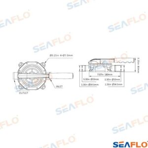 DIAFRAGMA BOMBA MANUAL 720 GPH PLASTICO SFDHPG72001