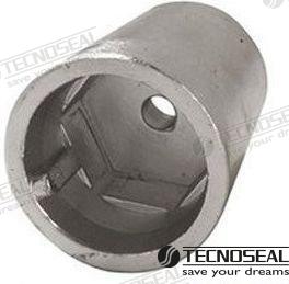 ANODO RADICE HEXAGONAL ZINC EJE 50MM TEN00405E