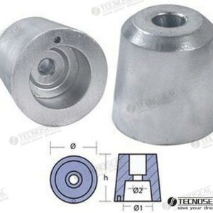 ANODO REGGIANI ZINC EJE 25 TEN00460