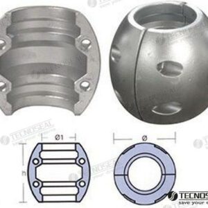 COLLARIN ZINC EJE 75 MM TEN00521