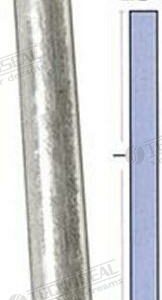 BARRA ZINC 35X400MM TEN00605