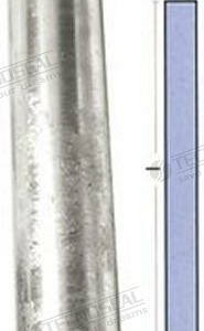 BARRA ZINC 50X400MM TEN00608