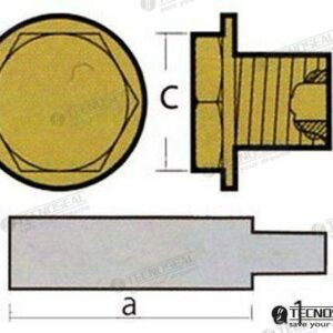 KIT ANODO NANNI MERCEDES C/TAPON ZINC TEN02100T