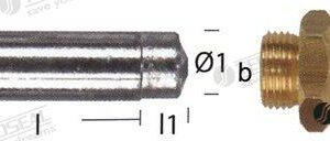 ANODO PARA LOMBARDINI ZINC Ø 15MM TEN02353T
