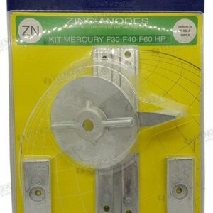 KIT ANODOS ZINC MERCURY F30-F40-F60 TENKITF30-F40-F60