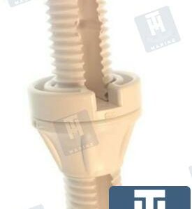 PASACABLES 90º BLANCO THTH-CC2